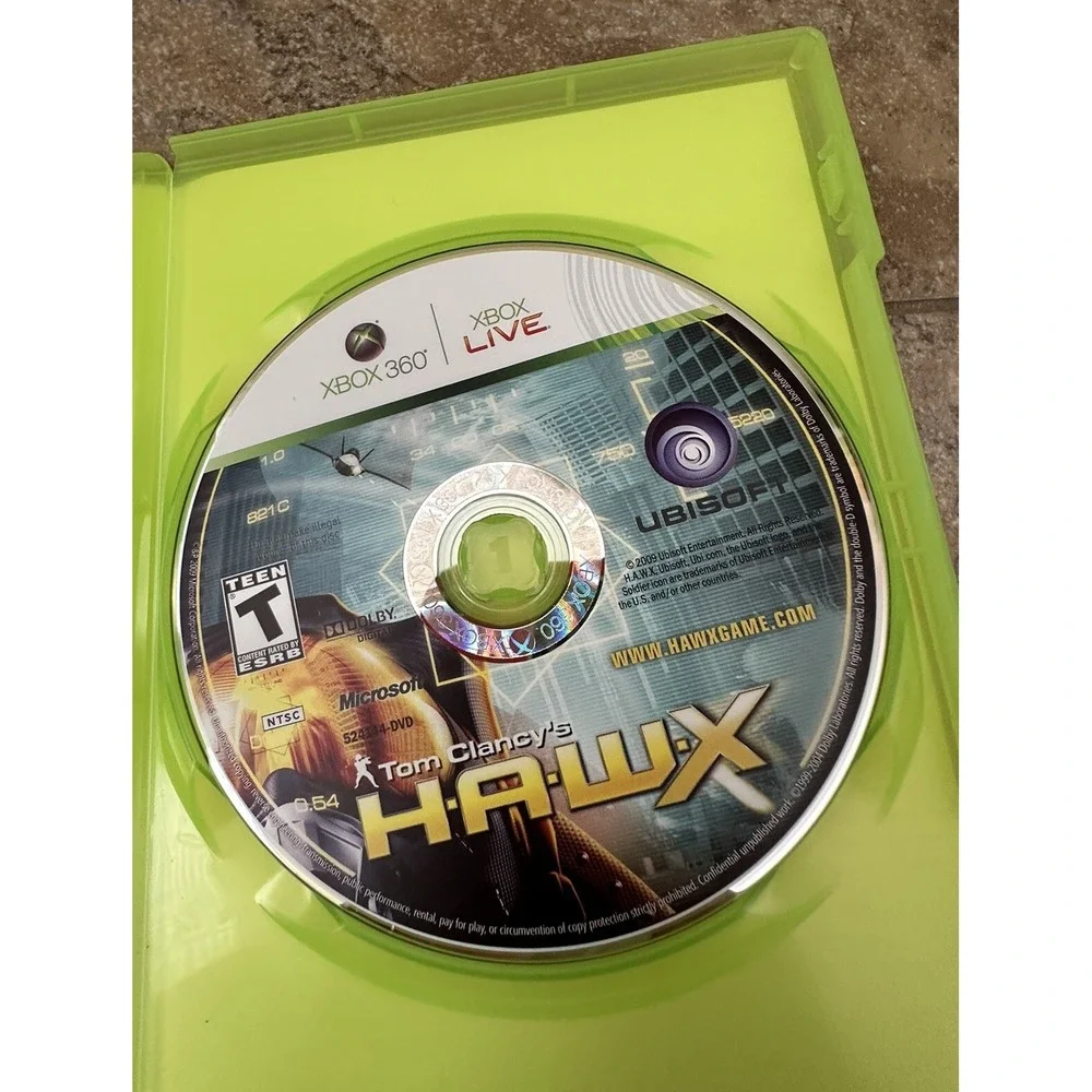 Tom Clancy's HAWX (Microsoft Xbox 360, 2009) Complete